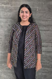 Black Weave Coat