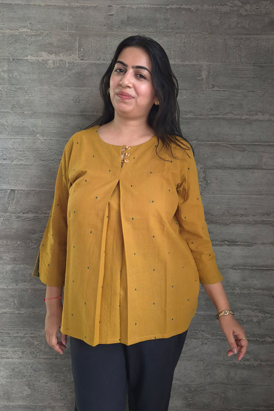 Ochre Mustard Top