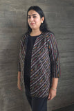 Black Weave Coat