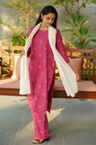 Rose Katha Kurta Set