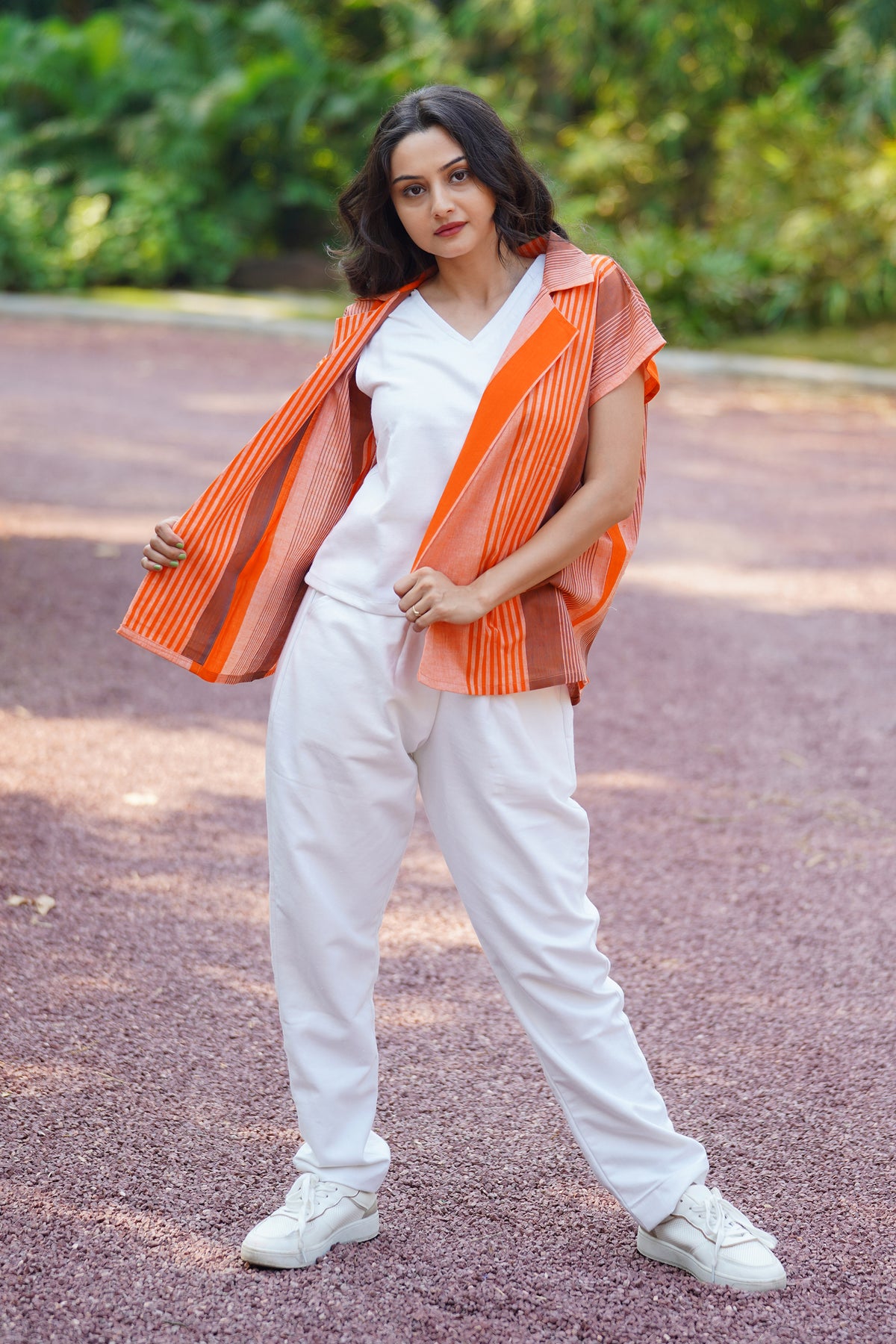 Peach Kimono Overlay