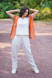 Peach Kimono Overlay