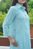 Blue Hue Stripes Dress