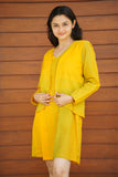 Dawn To Dusk Coat Set (Yellow), Poise Blazer Co-ord Set (Pink) & Azure Checks Co-ord Set Combo